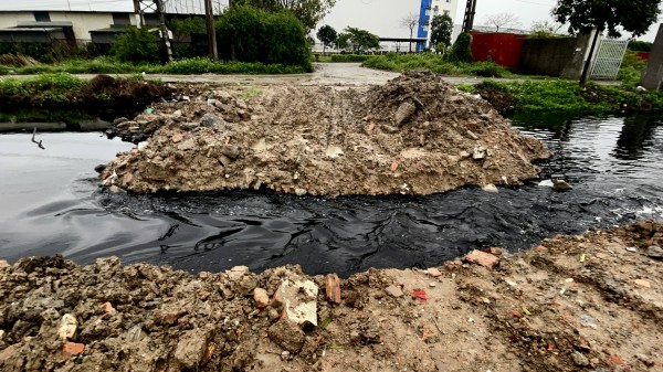 Sông Bắc Hưng Hải bị đầu độc suốt ngày đêm