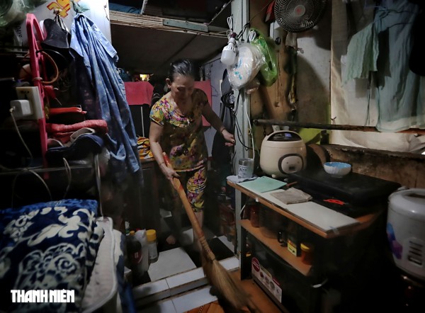Sống trong nhà kho 2 - 3 mét vuông nơi cư xá Thanh Đa ở TP.HCM