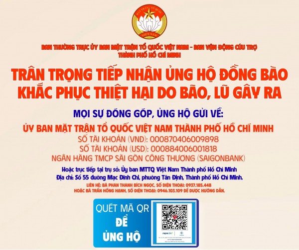 TP.HCM: Gánh bánh canh 0 đồng gây xúc động tại điểm cứu trợ vùng lũ miền Trung