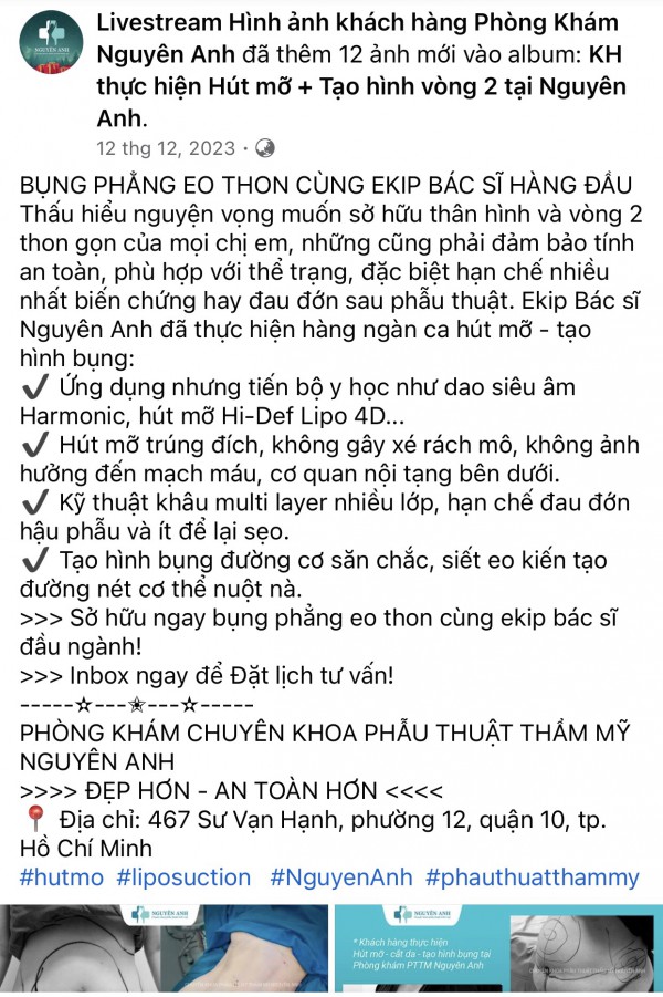 TP.HCM: Nhiều ca biến chứng, tử vong khi làm thẩm mỹ