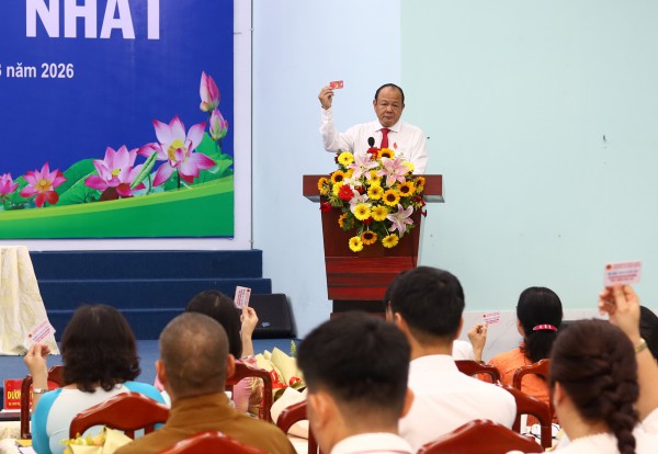 TP.HCM: Phường An Phú Đông bầu nhân sự chủ chốt HĐND, UBND nhiệm kỳ 2026 - 2031 TP.HCM: Phường An Phú Đông bầu nhân sự chủ chốt HĐND, UBND nhiệm kỳ 2026 - 2031