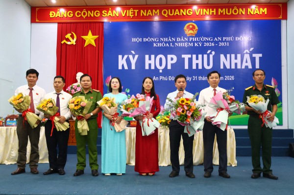 TP.HCM: Phường An Phú Đông bầu nhân sự chủ chốt HĐND, UBND nhiệm kỳ 2026 - 2031 TP.HCM: Phường An Phú Đông bầu nhân sự chủ chốt HĐND, UBND nhiệm kỳ 2026 - 2031