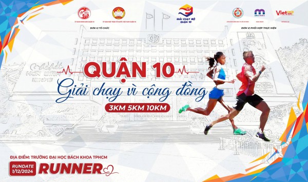 TP.HCM: Q.10 tổ chức giải chạy vì cộng đồng gây quỹ giúp người nghèo