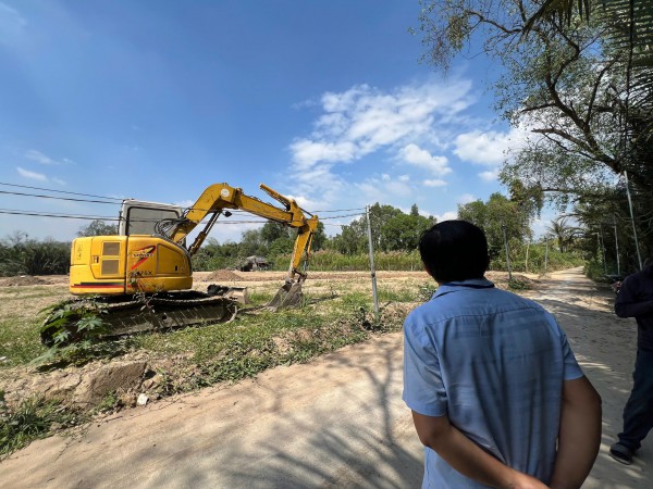 TP.HCM: San lấp trái phép gần 1.800 m2 giữa rừng cây phường Long Phước