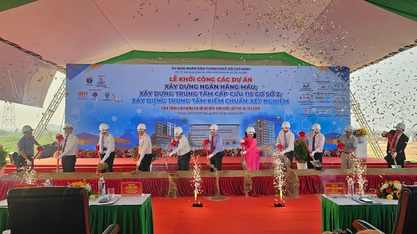 TP.HCM khởi công loạt công trình y tế trọng điểm