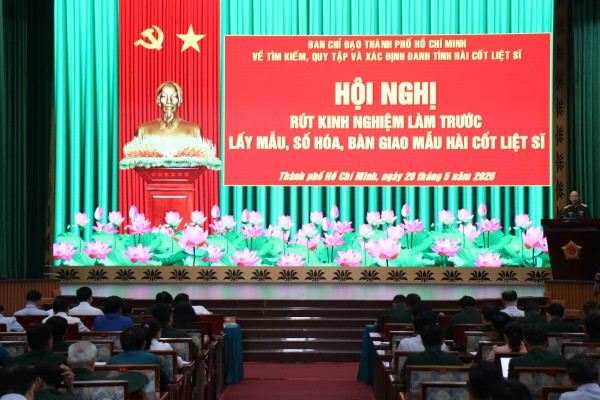 TP.HCM phấn đấu lấy mẫu ADN 9.869 mộ liệt sĩ trước tháng 5.2027