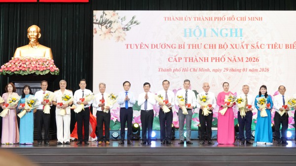 TP.HCM tuyên dương 233 bí thư chi bộ xuất sắc sau hợp nhất