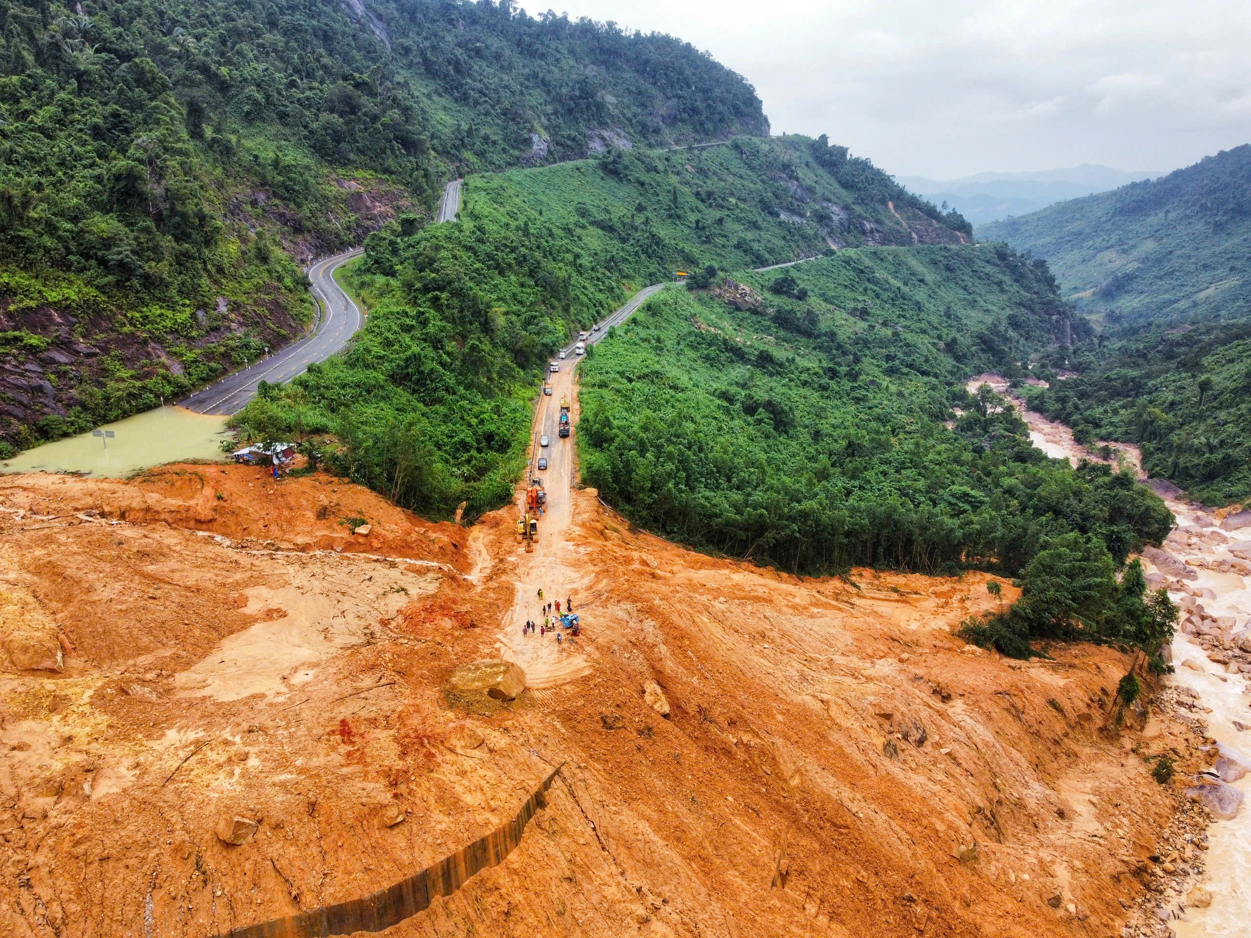 TP.Nha Trang và đèo Khánh Lê lại có nguy cơ ngập lụt, sạt lở