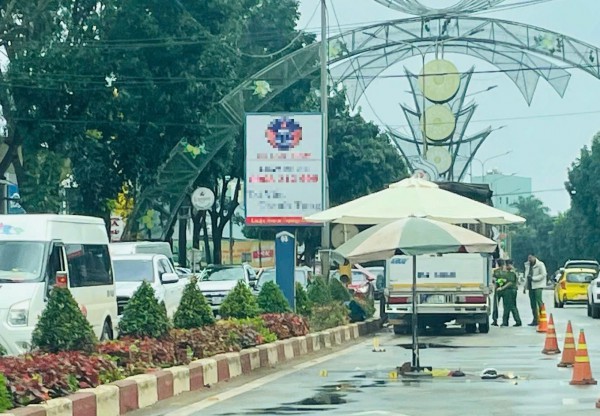 Tai nạn giao thông tại Pleiku, hai ông cháu tử vong dưới gầm xe tải