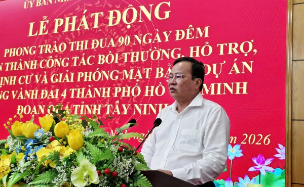 Tây Ninh thu hồi 675 ha đất trong 90 ngày giao dự án Vành đai 4 TP.HCM