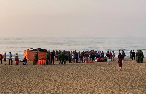 Tìm thấy thi thể nam sinh mất tích trên biển Quy Nhơn