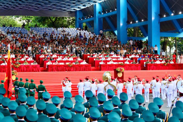 Toàn cảnh buổi tổng duyệt diễu binh, diễu hành ngày 27.4 ở TP.HCM