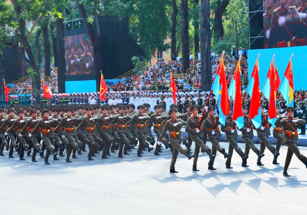 Toàn cảnh buổi tổng duyệt diễu binh, diễu hành ngày 27.4 ở TP.HCM