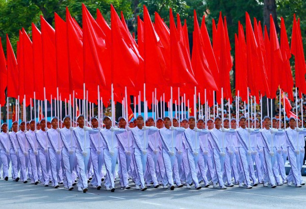 Toàn cảnh buổi tổng duyệt diễu binh, diễu hành ngày 27.4 ở TP.HCM