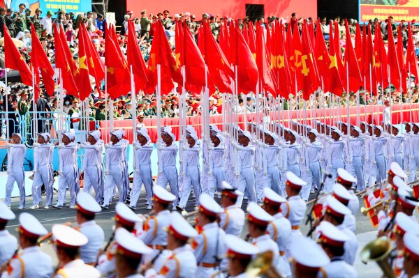 Toàn cảnh buổi tổng duyệt diễu binh, diễu hành ngày 27.4 ở TP.HCM