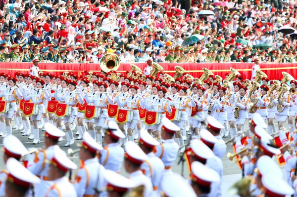 Toàn cảnh buổi tổng duyệt diễu binh, diễu hành ngày 27.4 ở TP.HCM