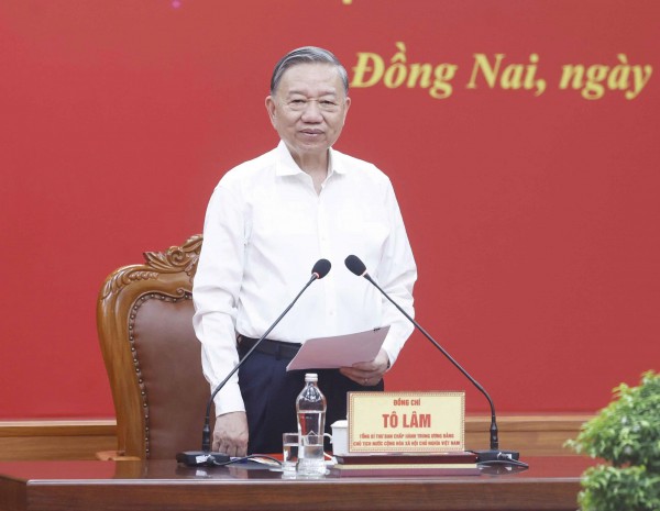 Tổng Bí thư, Chủ tịch nước Tô Lâm làm việc với Thành ủy Đồng Nai