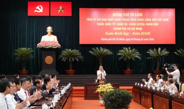 Tổng Bí thư: TP.HCM chăm lo người dân không chỉ dịp tết mà làm suốt năm
