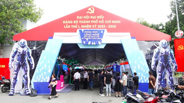 Triển lãm thiết bị công nghệ chiến lược tại Đại hội Đảng bộ TP.HCM Triển lãm thiết bị công nghệ chiến lược tại Đại hội Đảng bộ TP.HCM