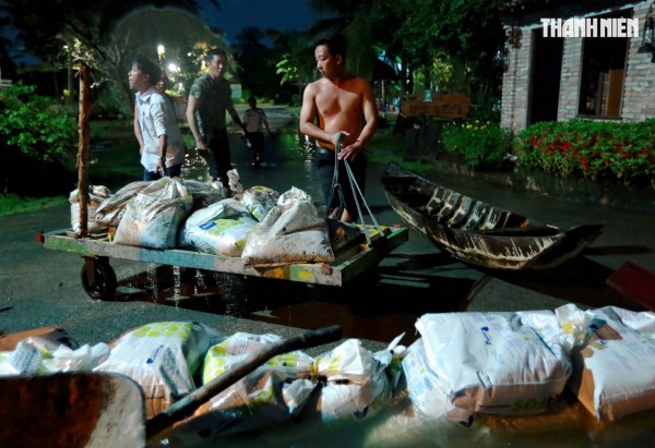 Triều cường ở TP.HCM: Người dân Thanh Đa lại khổ sở chống chọi trong đêm Triều cường ở TP.HCM: Người dân Thanh Đa lại khổ sở chống chọi trong đêm