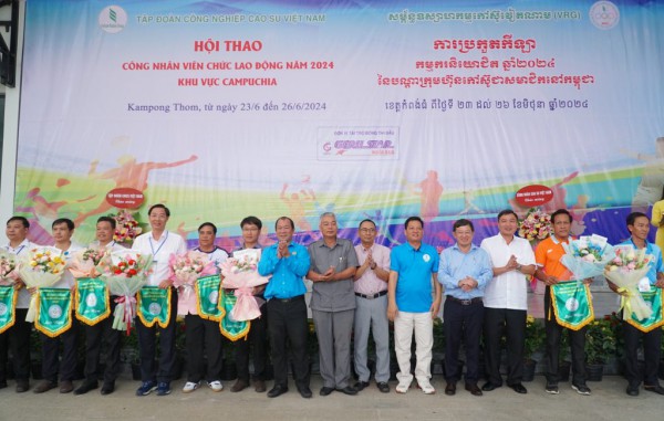VRG lần đầu tổ chức hội thao cho công nhân viên tại Campuchia