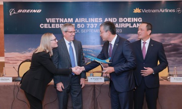 Vietnam Airlines thỏa thuận mua 50 máy bay Boeing 737 MAX