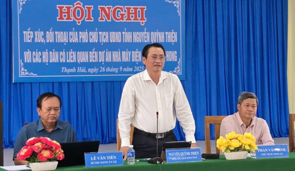 Vĩnh Long thành lập Hội đồng giải quyết vấn đề tại Dự án Điện gió Thanh Phong Vĩnh Long thành lập Hội đồng giải quyết vấn đề tại Dự án Điện gió Thanh Phong