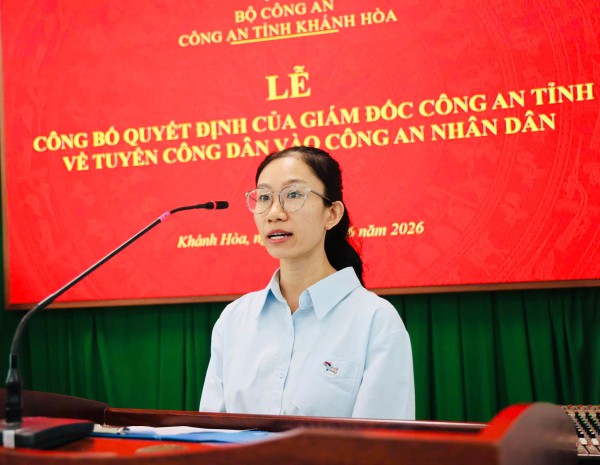Vợ thiếu tá Nguyễn Xuân Hải nguyện tiếp nối màu áo công an của chồng