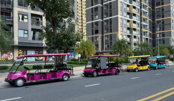 Xử lý xe điện du lịch '3 không' tự ý chở khách trong khu dân cư ở TP.HCM