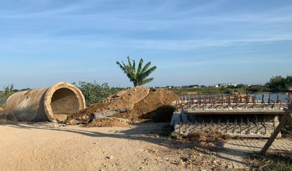 Yêu cầu báo cáo vụ trộm cát tại công trình đập dâng hạ lưu sông Trà Khúc