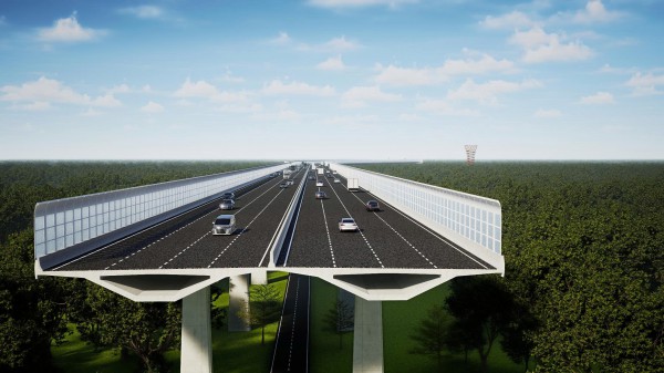 Ảnh phối cảnh 13 km đường trên cao xuyên Khu bảo tồn thiên nhiên văn hóa Đồng Nai Ảnh phối cảnh 13 km đường trên cao xuyên Khu bảo tồn thiên nhiên văn hóa Đồng Nai