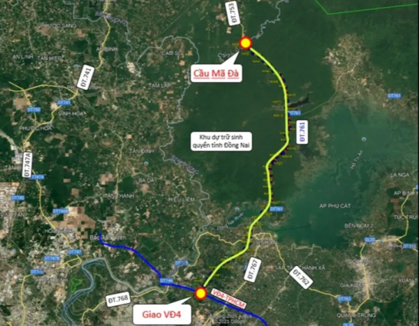 Ảnh phối cảnh 13 km đường trên cao xuyên Khu bảo tồn thiên nhiên văn hóa Đồng Nai Ảnh phối cảnh 13 km đường trên cao xuyên Khu bảo tồn thiên nhiên văn hóa Đồng Nai