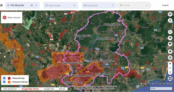 Đồng Nai: Xử lý nghiêm UAV hoạt động không phép tại khu vực sân bay, biên giới