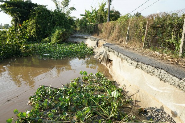 Đồng Tháp: Vụ sạt lở đê ở xã Hiệp Đức gây thiệt hại hơn 3,7 tỉ đồng