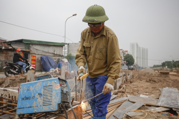 Đường nối 2 tuyến vành đai tại Hà Nội dần hình thành