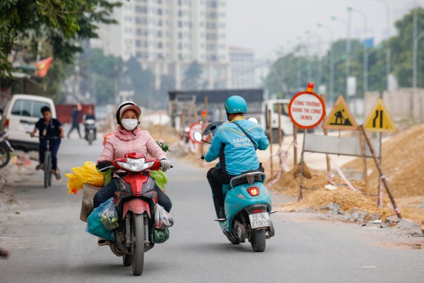 Đường nối 2 tuyến vành đai tại Hà Nội dần hình thành