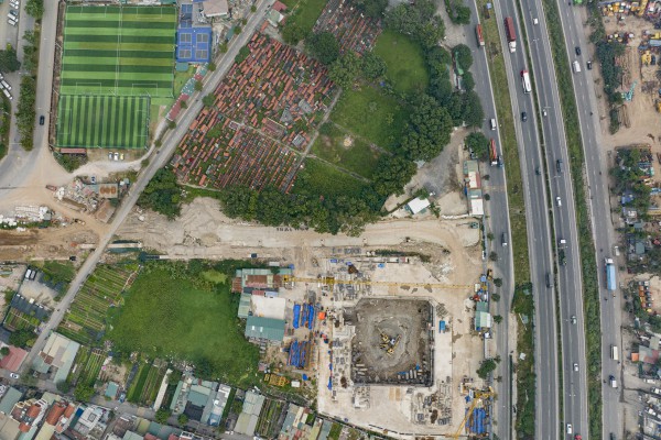 Đường nối 2 tuyến vành đai tại Hà Nội dần hình thành