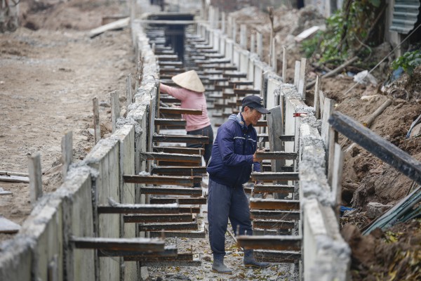 Đường nối 2 tuyến vành đai tại Hà Nội dần hình thành