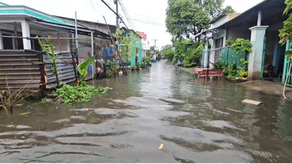 Đường số 2 xã Tân Vĩnh Lộc, dân khốn khổ vì nước ngập triền miên Đường số 2 xã Tân Vĩnh Lộc, dân khốn khổ vì nước ngập triền miên