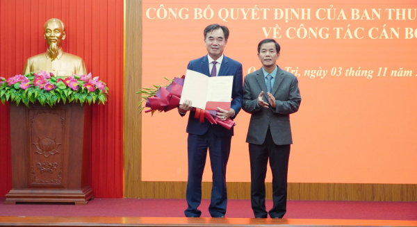 Ông Nguyễn Lương Bình giữ chức Trưởng ban Tổ chức Tỉnh ủy Quảng Trị Ông Nguyễn Lương Bình giữ chức Trưởng ban Tổ chức Tỉnh ủy Quảng Trị