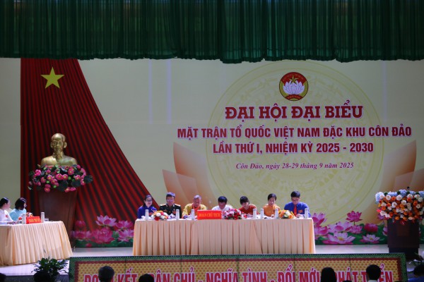 Ủy ban MTTQ Việt Nam đặc khu Côn Đảo đại hội đại biểu lần thứ nhất Ủy ban MTTQ Việt Nam đặc khu Côn Đảo đại hội đại biểu lần thứ nhất