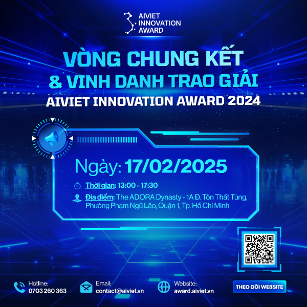 AiViet Innovation Award 2024 công bố 7 đội vào vòng chung kết