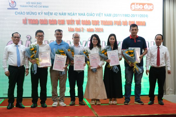 Báo Thanh Niên đạt giải thưởng báo chí viết về giáo dục TP.HCM