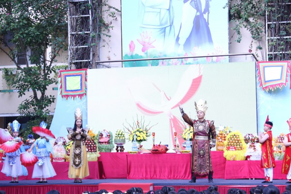 Bất ngờ với hoạt cảnh sân khấu hóa lễ Giỗ tổ Hùng Vương tại TP.HCM