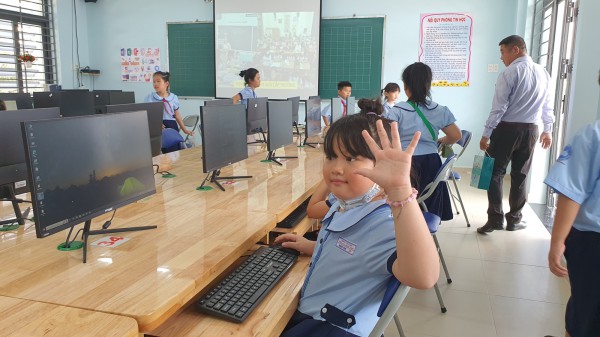Bên trong trường tiểu học đầu tư hơn 40 tỉ đồng ở TP.HCM mới khánh thành