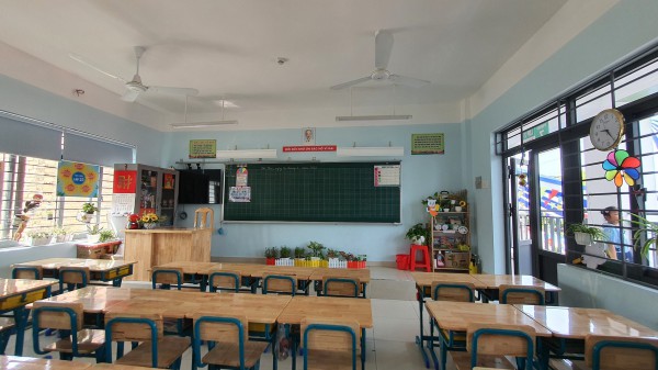 Bên trong trường tiểu học đầu tư hơn 40 tỉ đồng ở TP.HCM mới khánh thành