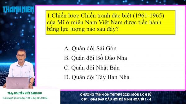 Bí quyết ôn thi tốt nghiệp THPT đạt điểm cao: Rèn kỹ năng môn lịch sử