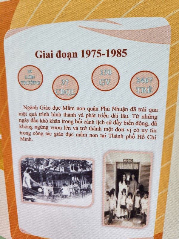 Bồi hồi xem hình ảnh trường lớp mầm non TP.HCM những năm 1975-1985