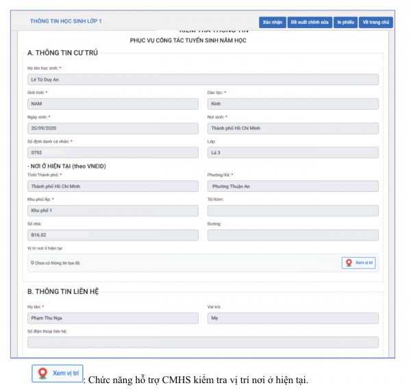 Các bước thực hiện tuyển sinh đầu cấp tại TP.HCM phụ huynh cần lưu ý Các bước thực hiện tuyển sinh đầu cấp tại TP.HCM phụ huynh cần lưu ý