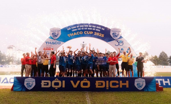 Chiến thắng nghẹt thở, Trường ĐH Bách khoa lần thứ 2 vô địch THACO CUP Chiến thắng nghẹt thở, Trường ĐH Bách khoa lần thứ 2 vô địch THACO CUP